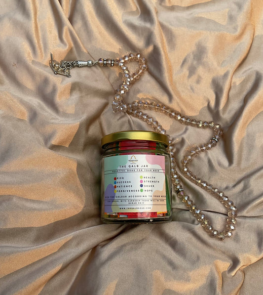 The Qalb Jar – Heartfelt Duas & Color Coded Qur’anic Verses for Every Need