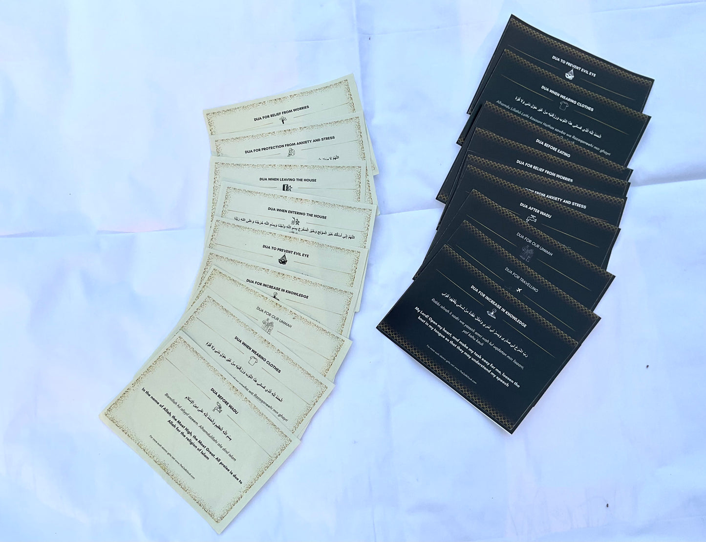 The Qalb Dua Stickers – 20 Beautiful Islamic Dua Stickers for Daily Reminders & Gifts